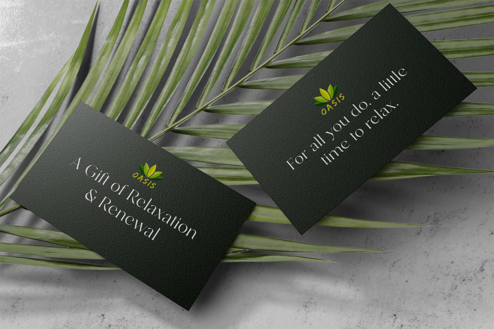 Oasis Massage gift cards for holidays and special occasions